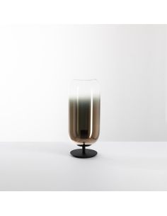 Gople Mini Lampada Da Tavolo Artemide Nero E Bronzo