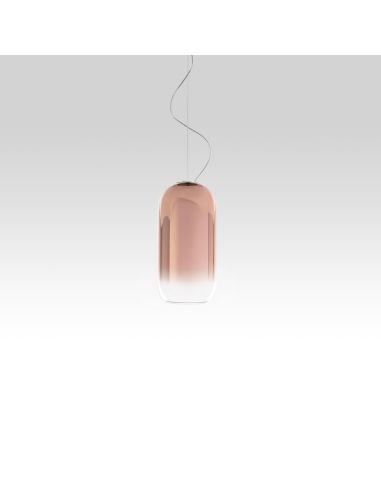 Artemide Gople Lampada Mini Sospensione Rame Metallizzato