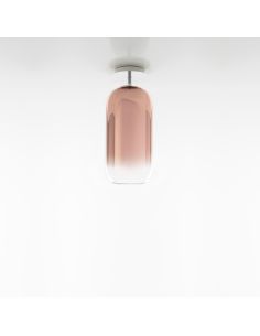Artemide Gople Lamp Mini Lampada Soffitto Rame Metallizzato