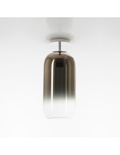Artemide Gople Lamp Soffitto Bronze