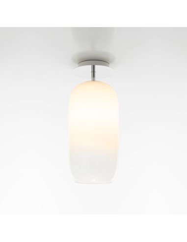 Artemide Gople Lamp Soffitto Bianco Sfumato