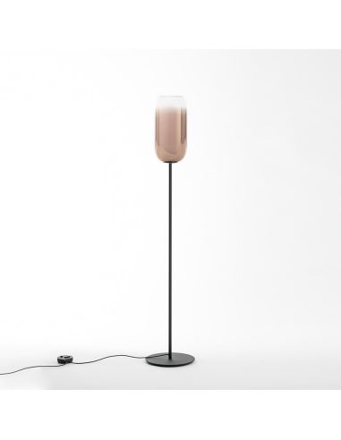 Artemide Gople Lampada Da Terra Nero E Rame