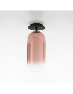 Artemide Gople Lampada Soffitto Nero E Rame