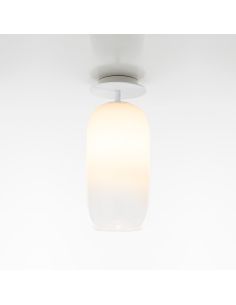 Artemide Gople Lampada Soffitto Bianco E Bianco Sfumato