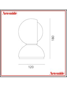 Eclisse Lampada Da Tavolo Artemide Giallo 2