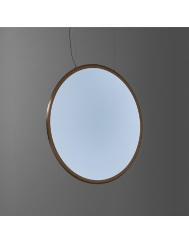 Artemide Lampada Sospensione Discovery Vertical 100 Tw App Compatibile Bronzo