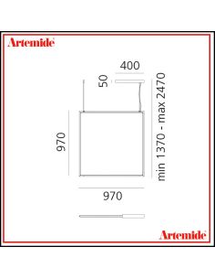 Artemide Discovery Space 90X90 Lampada Sospensione Integralis Wv App 2