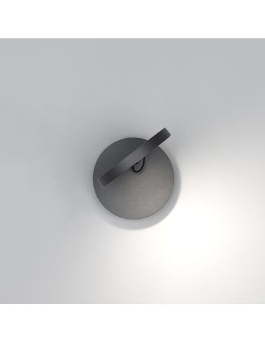 Artemide Demetra Lampada Da Parete Con Interruttore 2700K Grigio