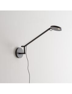Artemide Demetra Micro Led Lampada Da Parete Grigio