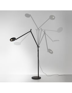 Demetra Led Lampada Da Tavolo Artemide Solo Corpo Nero Opaco 2