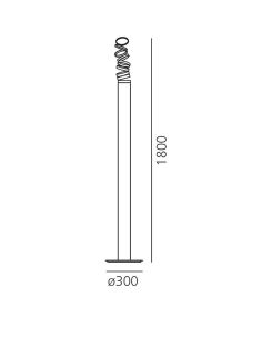 Artemide Decompose' Light Lampada Da Terra Oro 2
