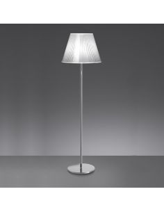Artemide Choose Lampada Da Terra Cromo Rivestimento Bianco