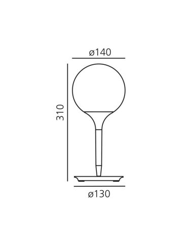 Castore Tavolo 140-E14 Lampada Artemide