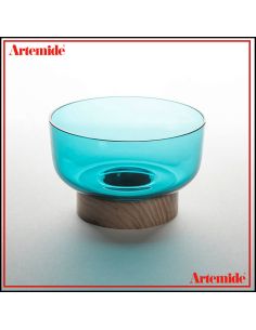 Artemide Bonta' Solo Base E Ciotola Vetro Turchese Lampada Da Tavolo