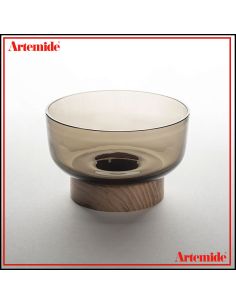 Artemide Bonta' Solo Base E Ciotola Vetro Grigio Lampada Da Tavolo