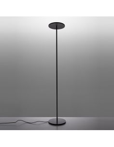 Athena Led Lampada Da Terra Nero