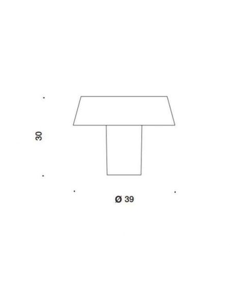 Lampada Da Tavolo Artemide Amami Bianca Led