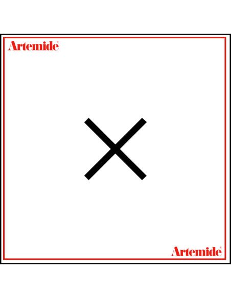 Artemide Alphabet Of Light Lampada Da Parete 'X' Lowercase E Solo Supporto