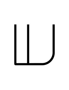 Artemide Alphabet Of Light Lampada Da Parete 'W' Uppercase