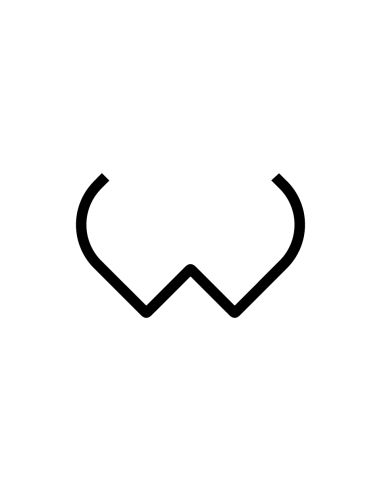 Artemide Alphabet Of Light Lampada Da Parete 'W' Lowercase