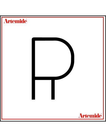 Artemide Alphabet Of Light Lampada Da Parete 'R' Uppercase E Solo Supporto