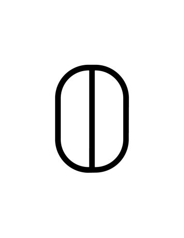 Artemide Alphabet Of Light Lampada Da Parete 'Ø' Uppercase