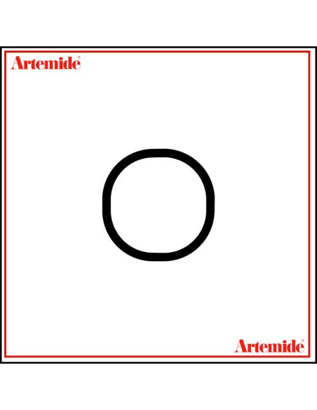 Artemide Alphabet Of Light Lampada Da Parete 'O' Lowercase E Solo Supporto