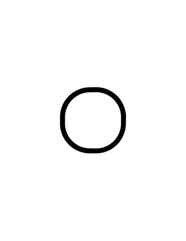 Artemide Alphabet Of Light Lampada Da Parete 'O' Lowercase