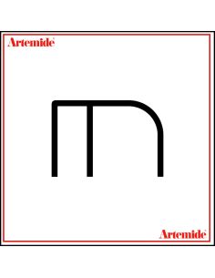Artemide Alphabet Of Light Lampada Da Parete 'M' Lowercase E Solo Supporto