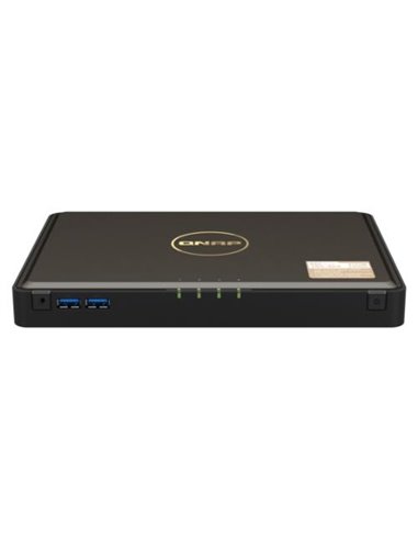 Nas Compact Qnap Tbs-464-8G 4Xm.2 Pcie Ssd 2X2.5 Gbe 8Gb Ram 2Xhdmi Intel Celeron 4Core N5105