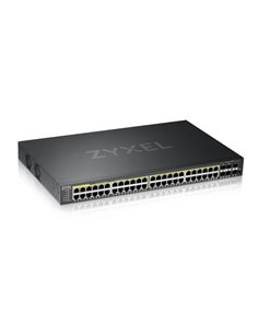 Switch Zyxel Gs2220-50Hp-Eu0101f 44P Gigabit Poe (Fino A 375W) 4P (Rj-45/Sfp) 2P Sfp, Ipv6, Desktop/Rack Managed Layer 3 Lite