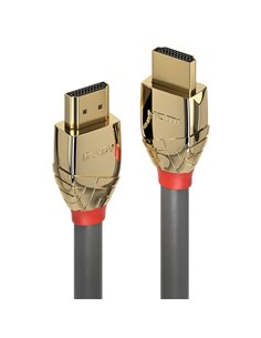 Cavo Lindy Hdmi High Speed Gold Line,5M-Risoluz. Uhd Fino A 4096X2160-Tripla Schermatura Bassa Attenuazione,Conduttori Ofc 24Awg
