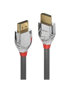 Cavo Lindy Hdmi High Speed Cromo Line, 2M- Risoluzioni Uhd Fino A 4K-Tripla Schermatura, Resistente Alla Corrosione,Condutt.Rame