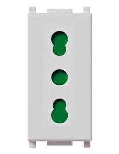 Presa 2Pt 16A P17/11 Silver