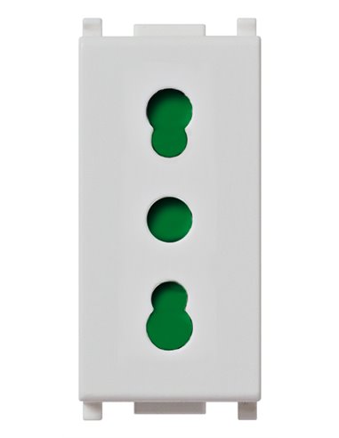 Presa 2Pt 16A P17/11 Silver