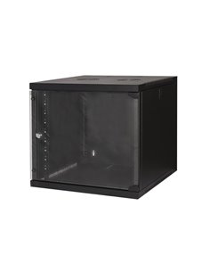 Armadio Rack 19 9 Unita' Da Muro (A)490X (L)540 X Profondita' 600 Mm. Colore Nero - Lk1909u66n