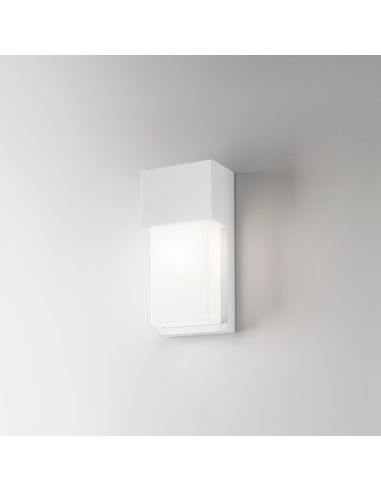 Applique Isyluce Ip54 Mm245x120x82 Bianco Sabbia