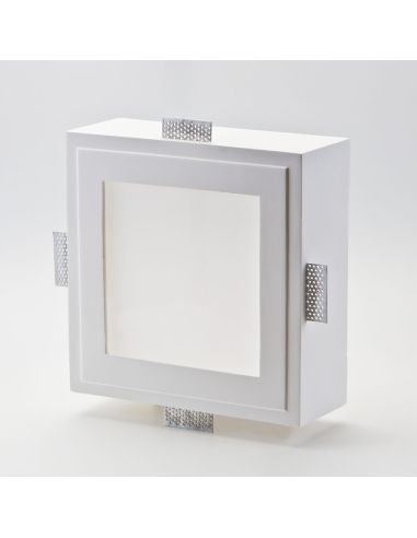 Faretto In Gesso Isyluce Quadrato Mm276 X 278 Zoc