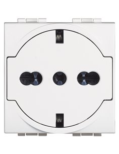 Ll - Presa Std Ted/Ita Flat Bianco