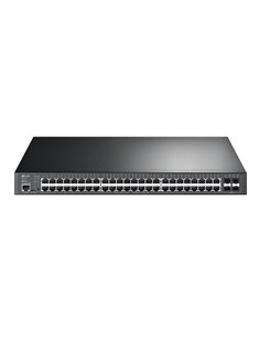 Switch Tp-Link Tl-Sg3452p Managed L2 Con 48 Porte Gigabit Poe E 4 Slot Sfp-104 Gbps- Rack Mountable-