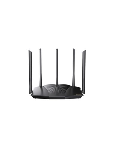 Router Tenda Tx12 Pro-Wi-Fi 6 Dual-Band Gigabit,Cpu Broadcom Quad-Core Funzionante A 1.7 Ghz,Banda 2.4 Ghz,4 Moduli Fem