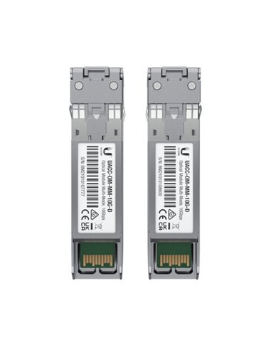 Ubiquiti Networks Uacc-Om-Mm-10G-D-2 Modulo Del Ricetrasmettitore Di Rete Fibra Ottica 10000 Mbit/S 850 Nm