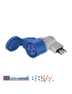 Adattore Pettine A Industriale 16A 2Pt