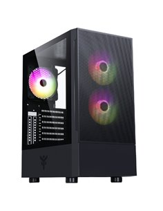 Case Itek M.Tower Siisbe 3.0 Gaming  Usb3, 3*12Cm Fan Argb, Trasp Wind, -  Itgcasib30