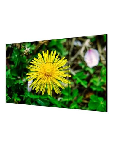 Hikvision Videowall 55, 1080P, 500Cd/Mq-Bezelwidth:1.8Mm,Input: Vga/Dvi/Dp/Hdmi, Output: Dp/Hdmi, Support 4K Input - Vesa