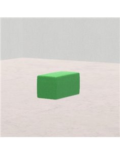 Pouf Morbido Parallelepipedo Similpelle Ignifuga Cl1,30X60cm, H30cm, 21Kg/Mc, Sfoderab Colore A Sceltapf.Gm.L3060.H30.Ds21.Ei1.X