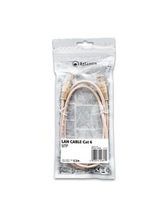Atlantis Cavo Di Rete Cat 6: Cavo Di Rete Utp (Patch Cord) Categoria Cat-6 Lunghezza 0,5M P019-Ln_6-U-0A