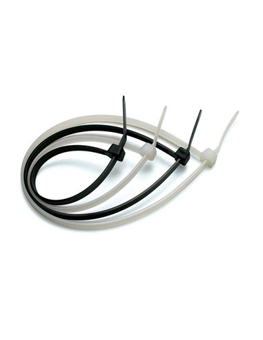 Fascetta Pa6.6 L100x2,5Mm.Naturale/100 Pz