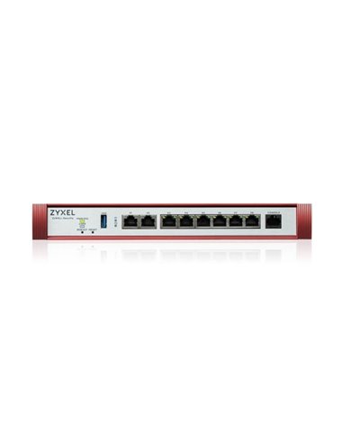 Firewall Zxyel Usgflex Security Gateway 200Hp Vpn:100Ipsec/L2tp, 50Ssl Wan, 6Xlan  1X2.5 1X2.5 Poe 30W Fanless, Fino A 50 Utent