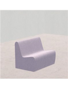 Pouf Morbido Seduta Divano 3 Posti, Similpelle Ignifuga Cl1, Base 100X70cm, H40cm, Col A Scelta Pf.Gm.Sd10070.H40.Ds30.Fr.Ei1.X